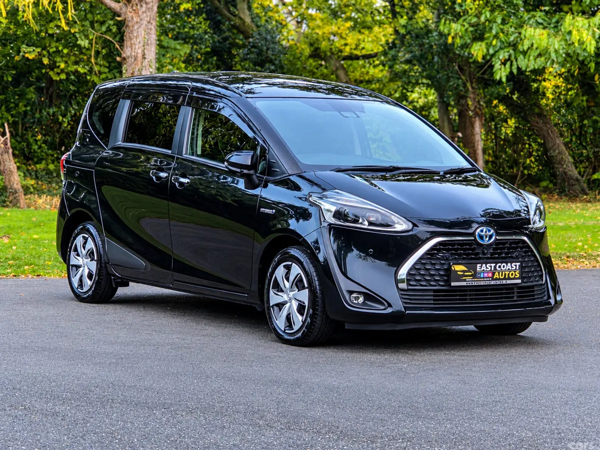 Toyota Sienta MPV, Petrol Hybrid, 2018, Black