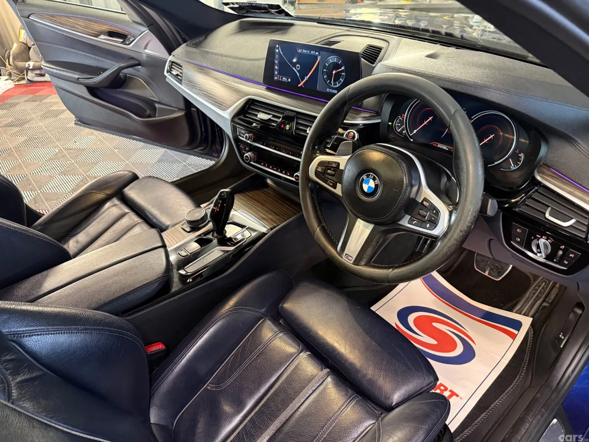 BMW 5-Series Saloon, Diesel, 2017, Blue
