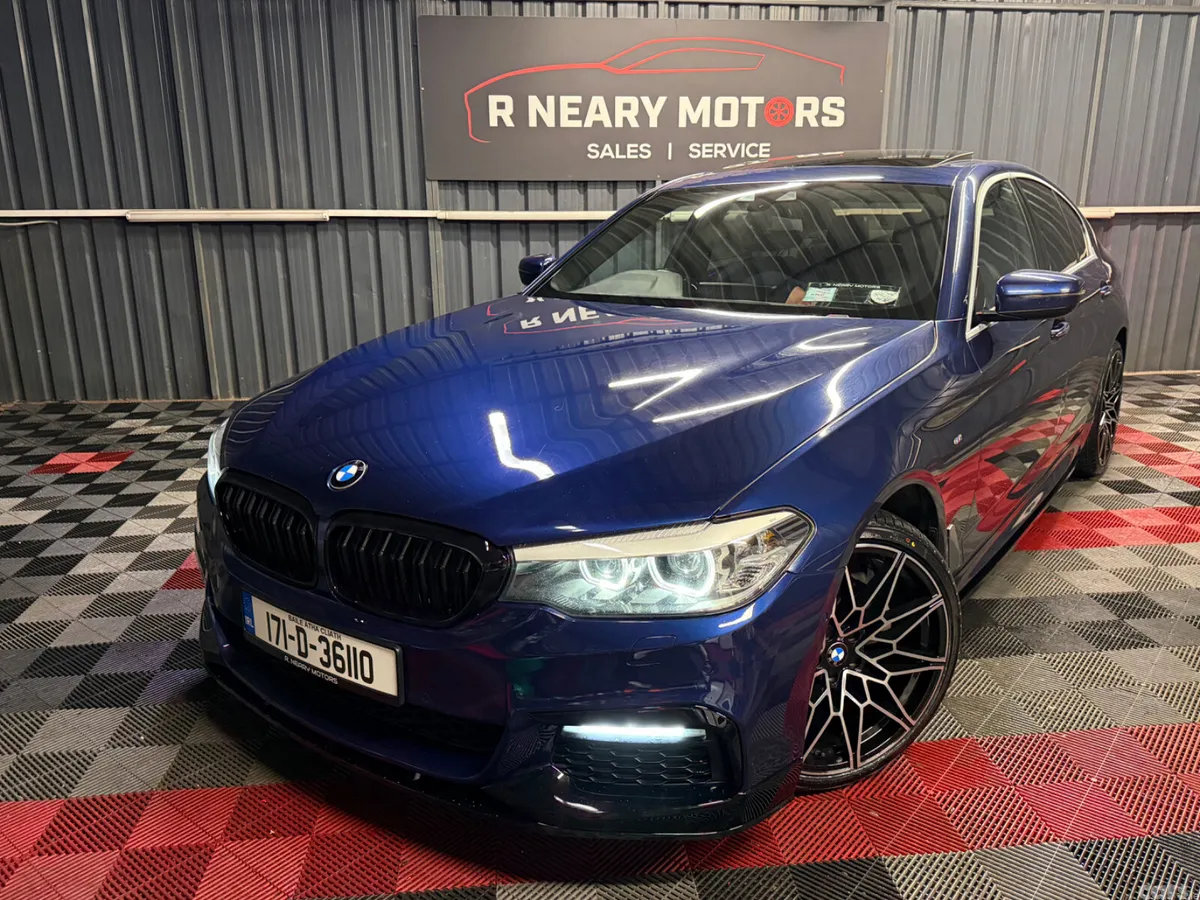 BMW 5-Series Saloon, Diesel, 2017, Blue