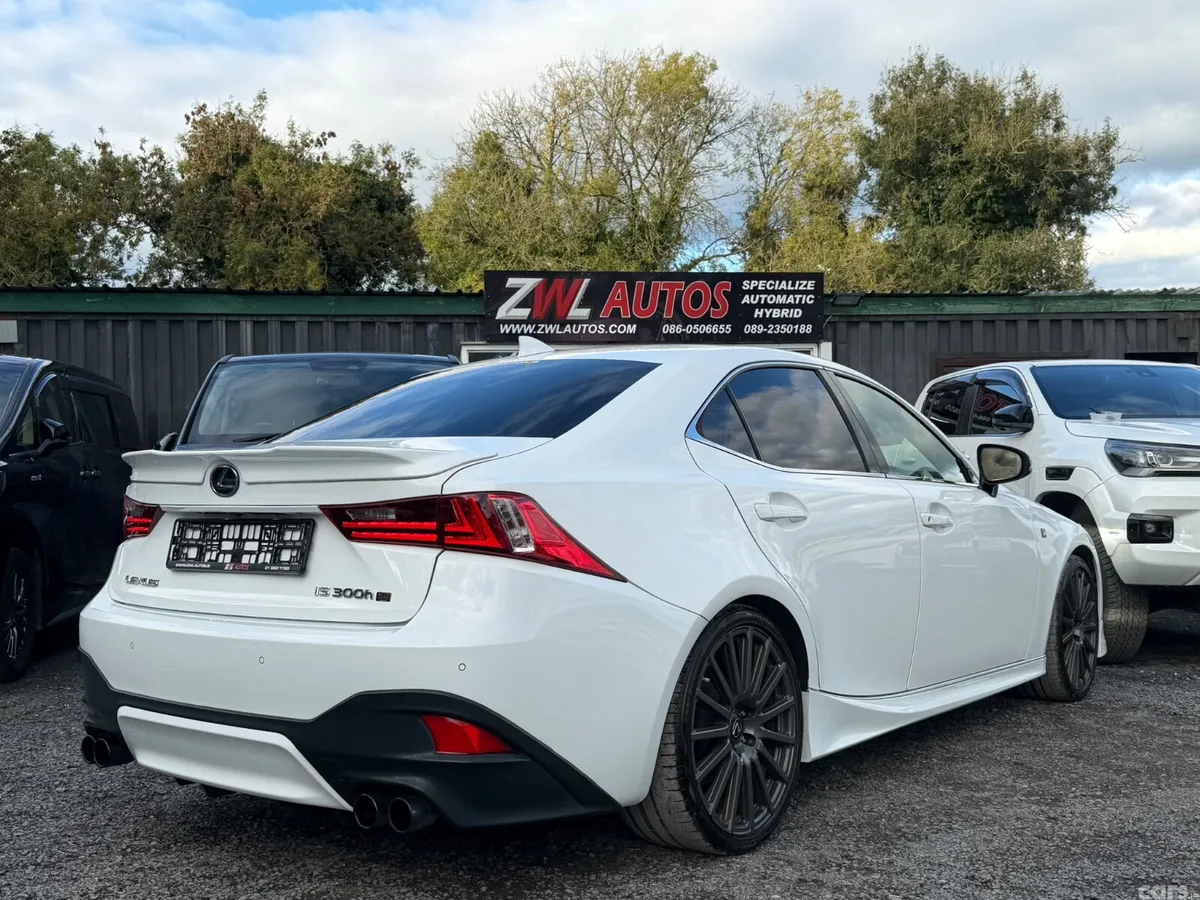 Lexus IS Saloon, Petrol Hybrid, 2016, White