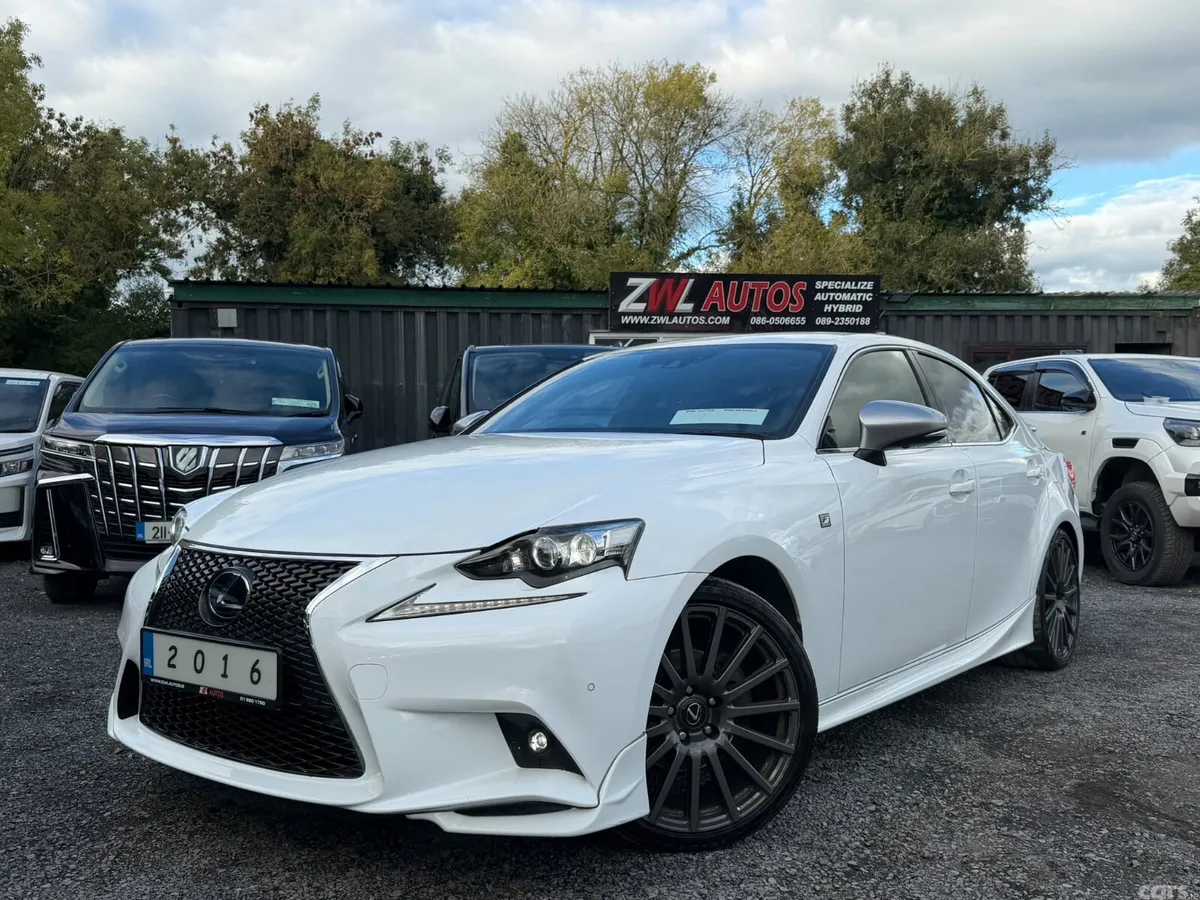 Lexus IS Saloon, Petrol Hybrid, 2016, White