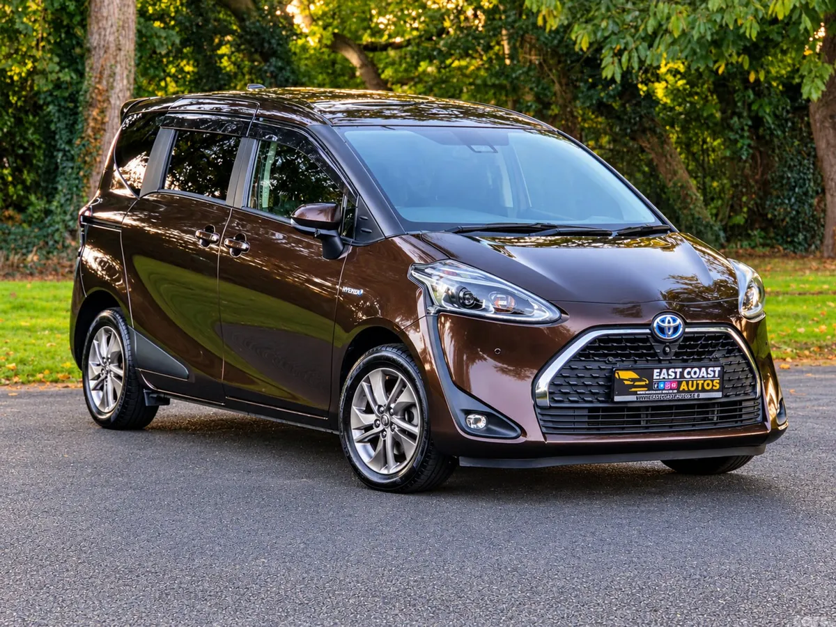 Toyota Sienta MPV, Petrol Hybrid, 2019, Brown