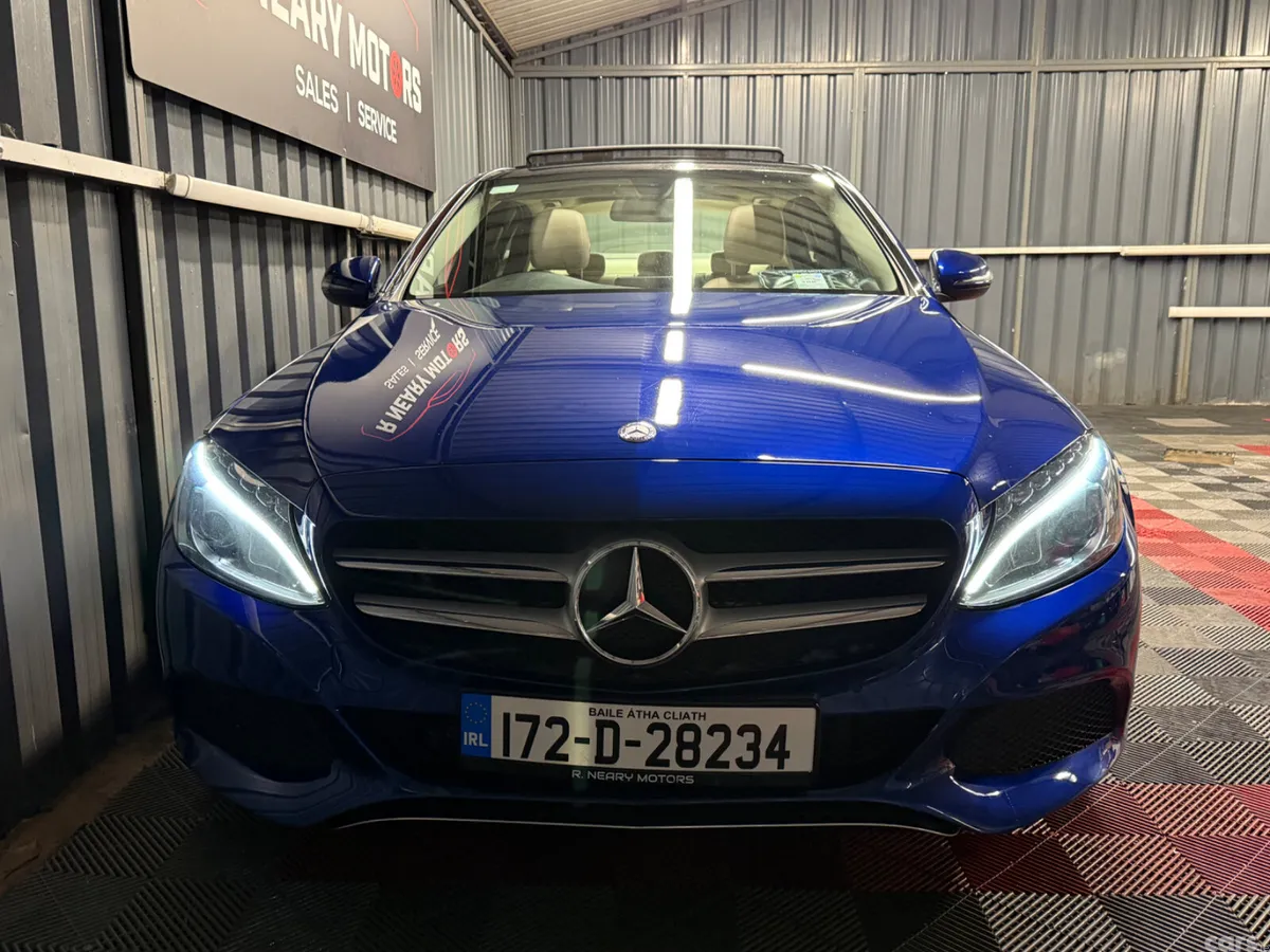 Mercedes-Benz C-Class Saloon, Diesel, 2017, Blue