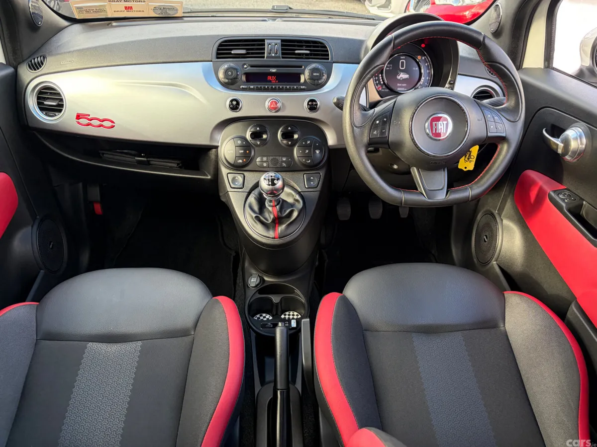 Fiat 500 Hatchback, Petrol, 2015, White