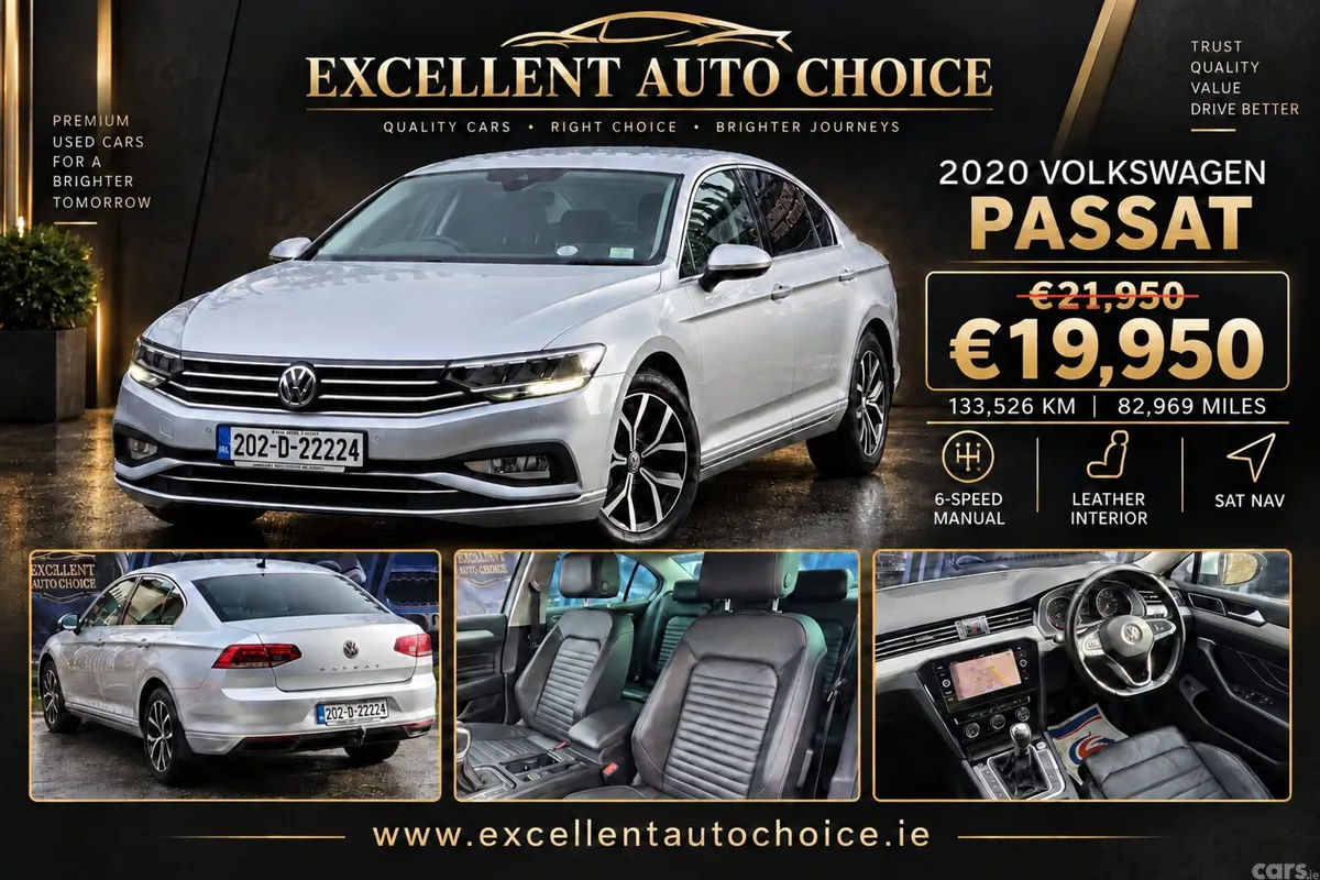 Volkswagen Passat Saloon, Diesel, 2020, Silver