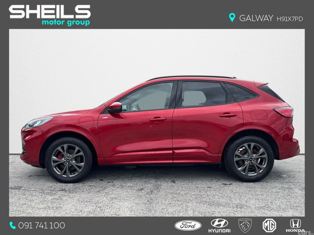 Ford Kuga SUV, Petrol Plug-in Hybrid, 2023, Red