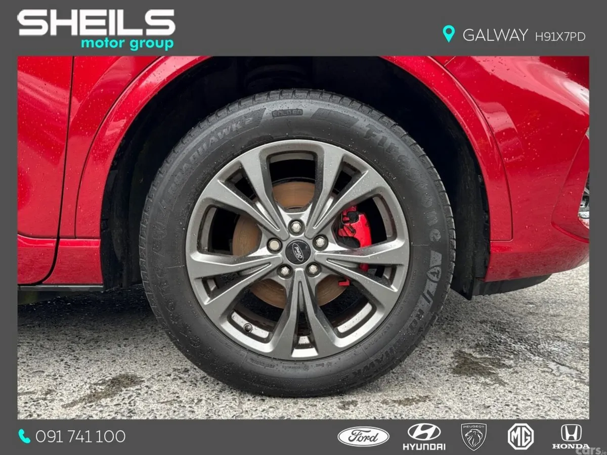 Ford Kuga SUV, Petrol Plug-in Hybrid, 2023, Red