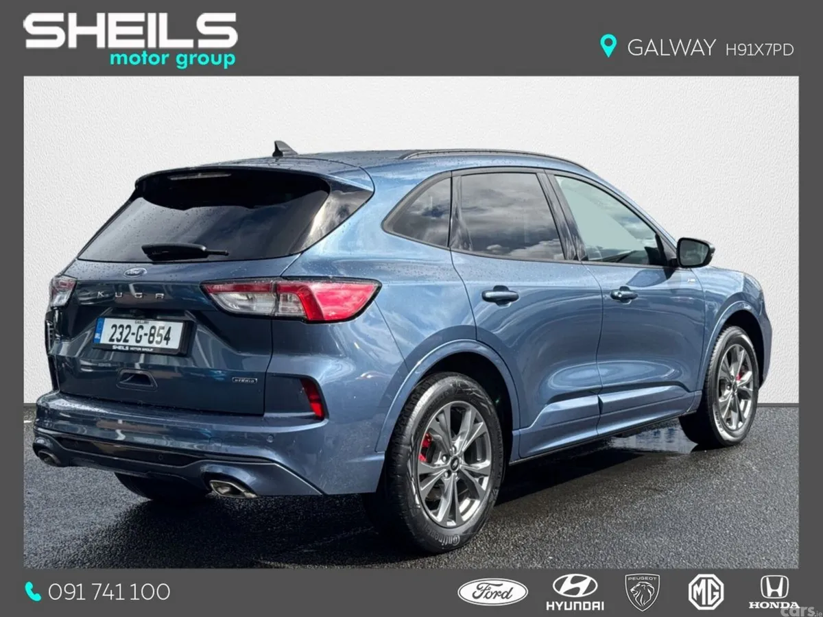 Ford Kuga SUV, Petrol Plug-in Hybrid, 2023, Blue