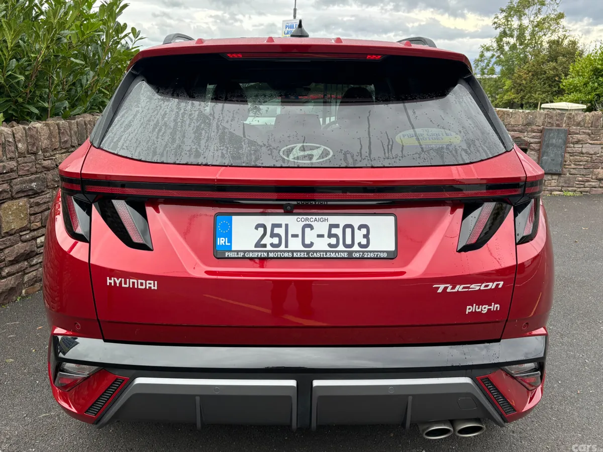Hyundai Tucson SUV, Petrol Plug-in Hybrid, 2025, Red