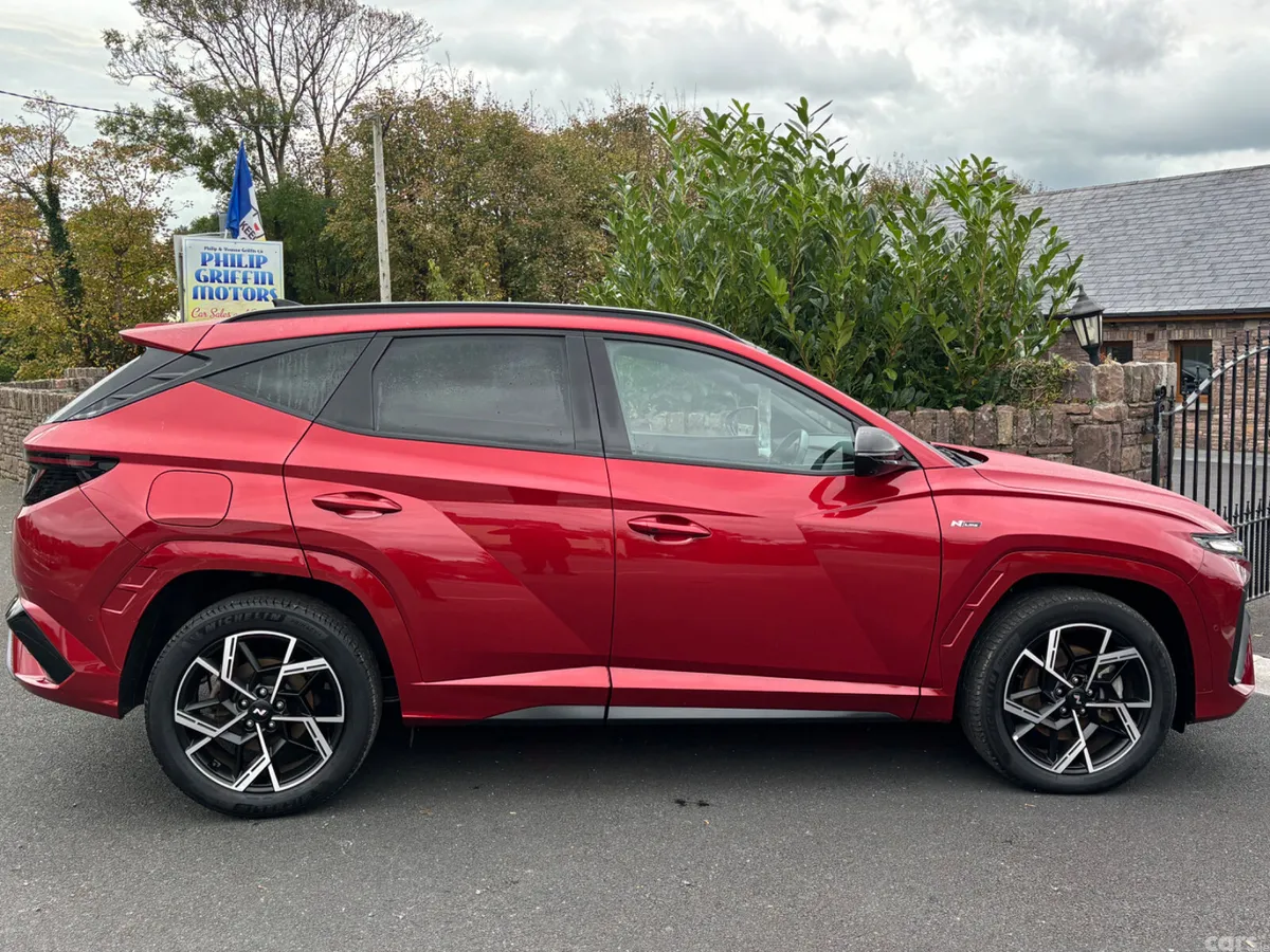 Hyundai Tucson SUV, Petrol Plug-in Hybrid, 2025, Red