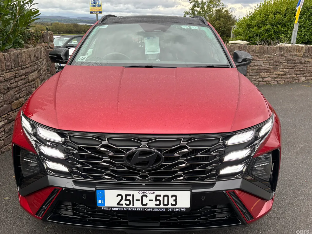 Hyundai Tucson SUV, Petrol Plug-in Hybrid, 2025, Red