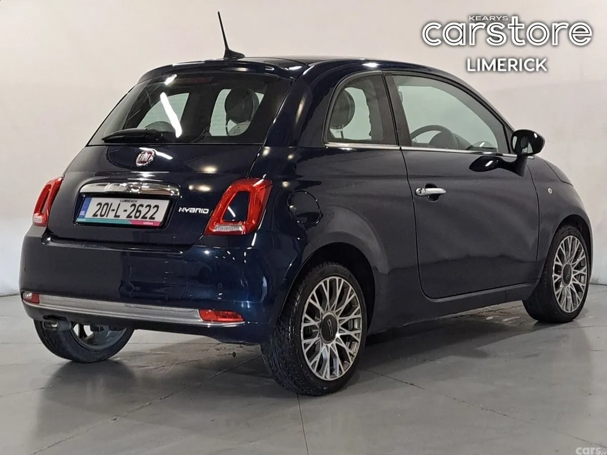 Fiat 500 Hatchback, Petrol, 2020, Blue