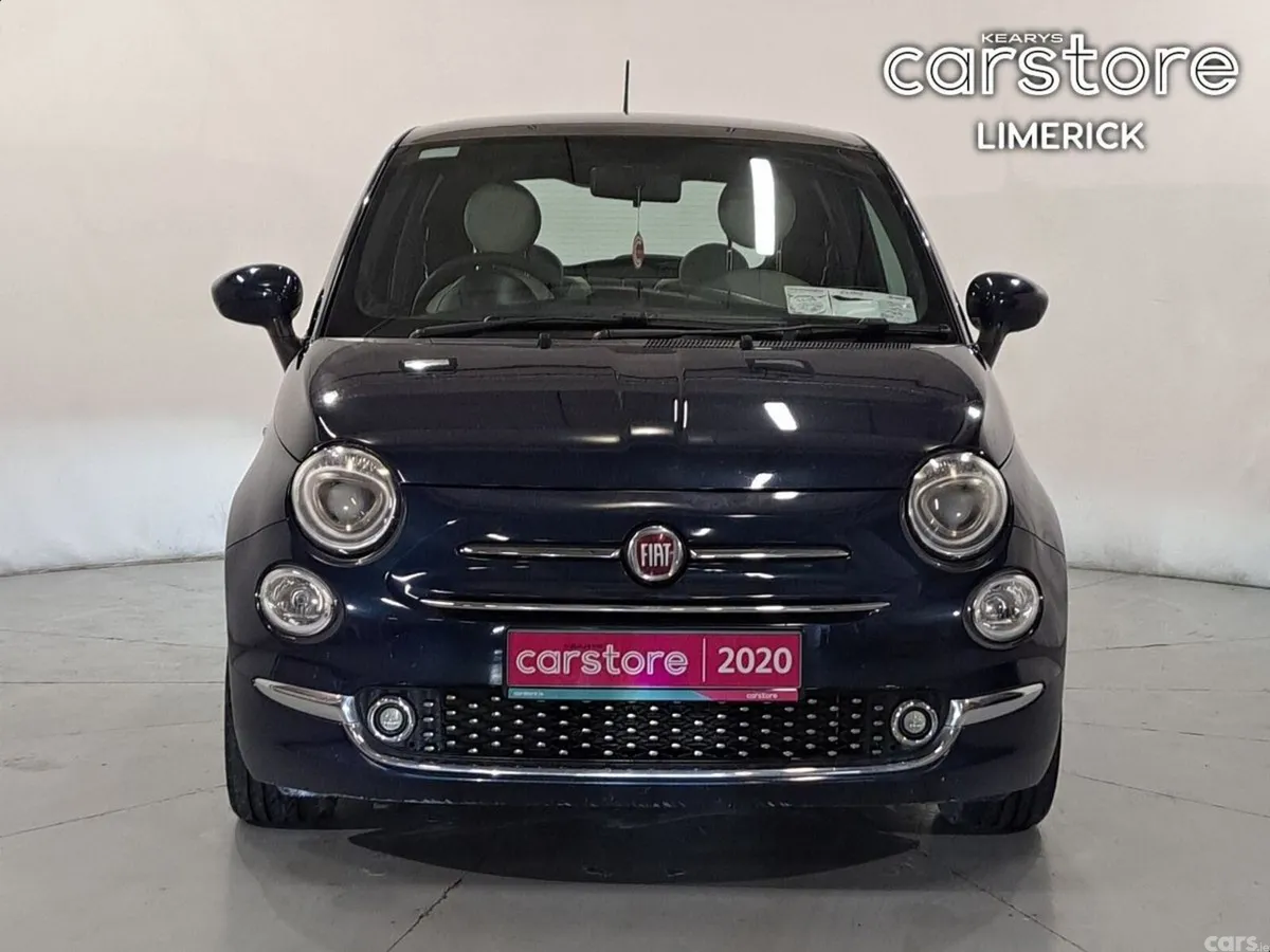 Fiat 500 Hatchback, Petrol, 2020, Blue