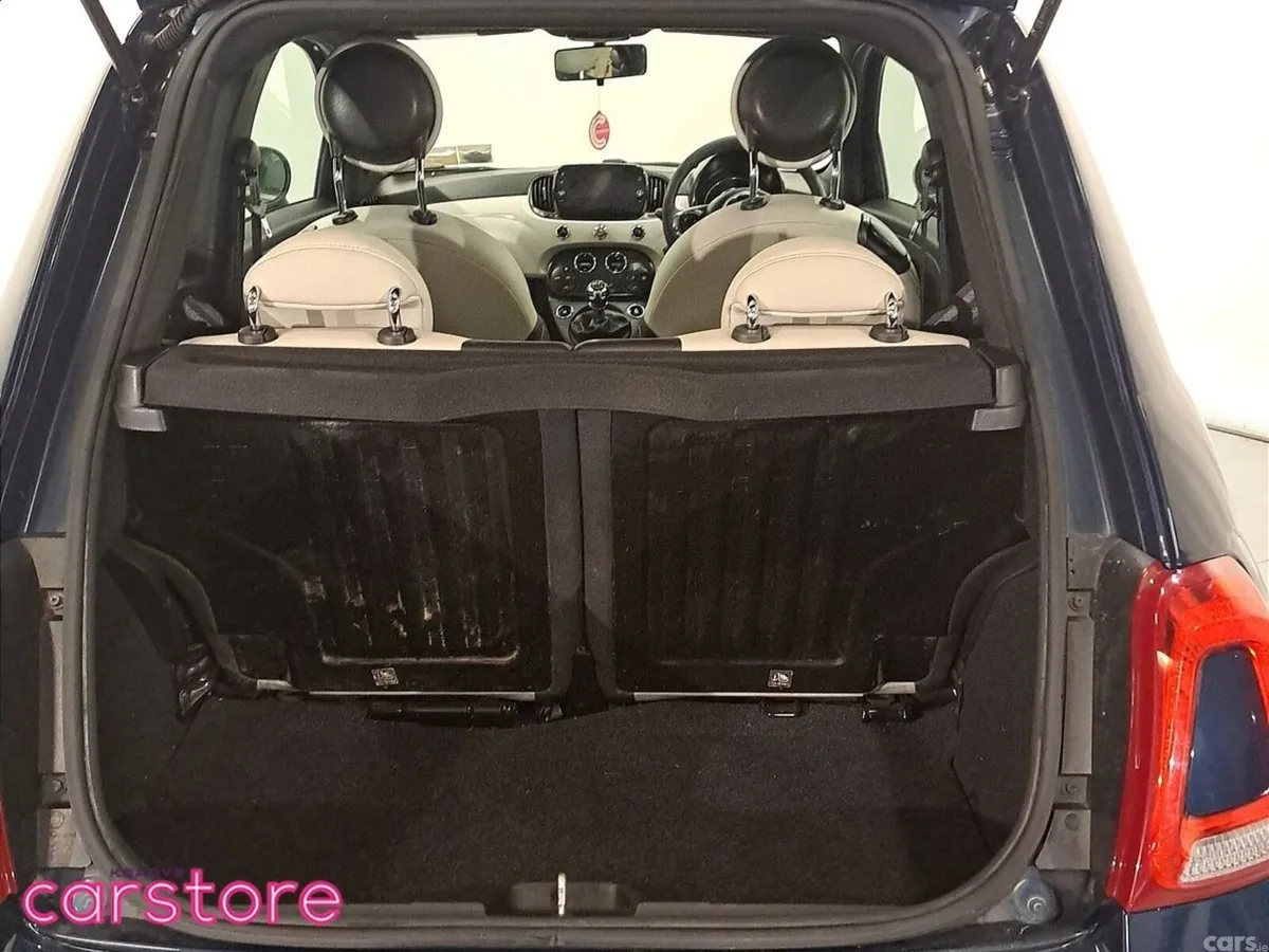 Fiat 500 Hatchback, Petrol, 2020, Blue