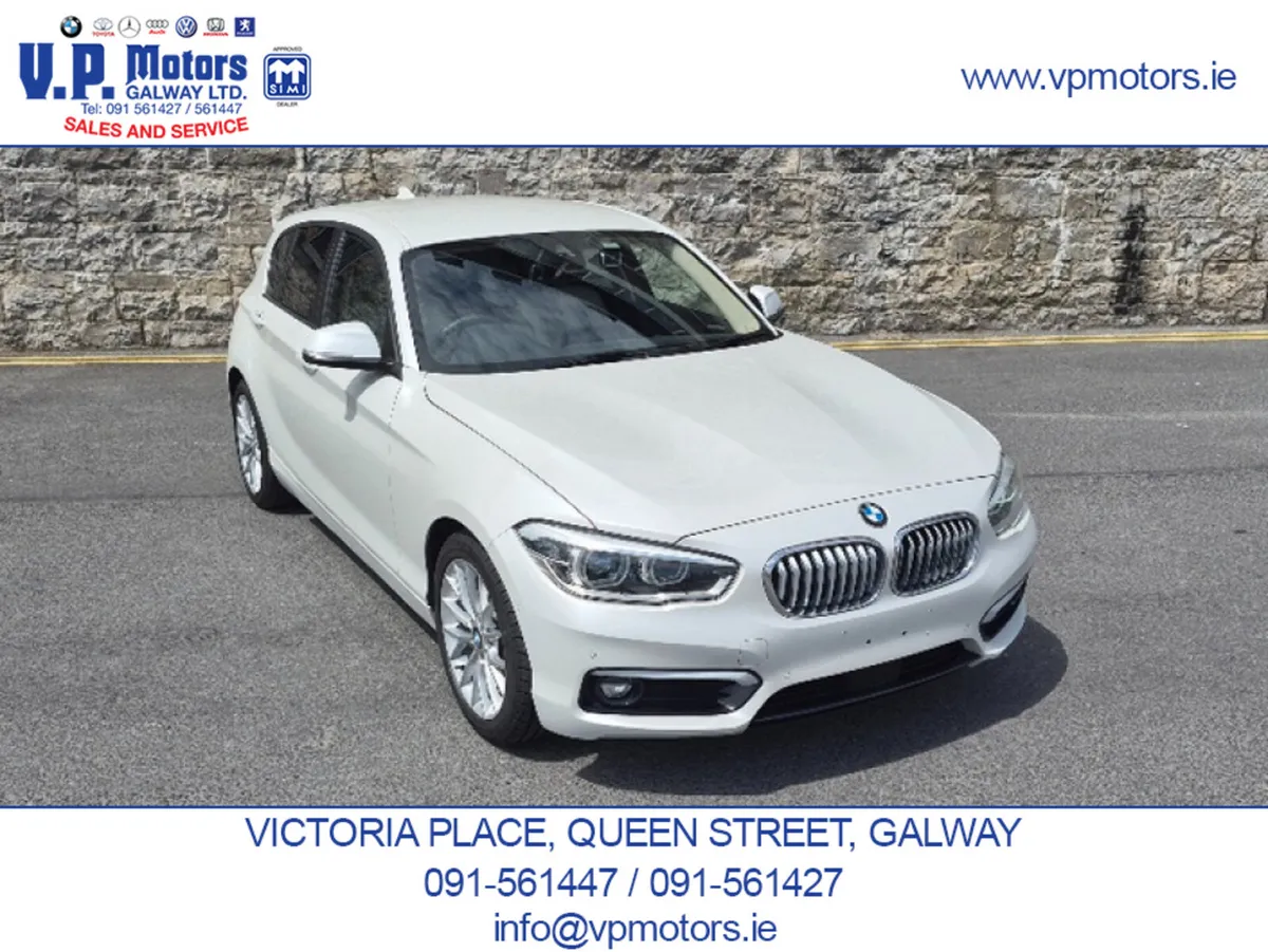 BMW 1-Series Hatchback, Diesel, 2019, White