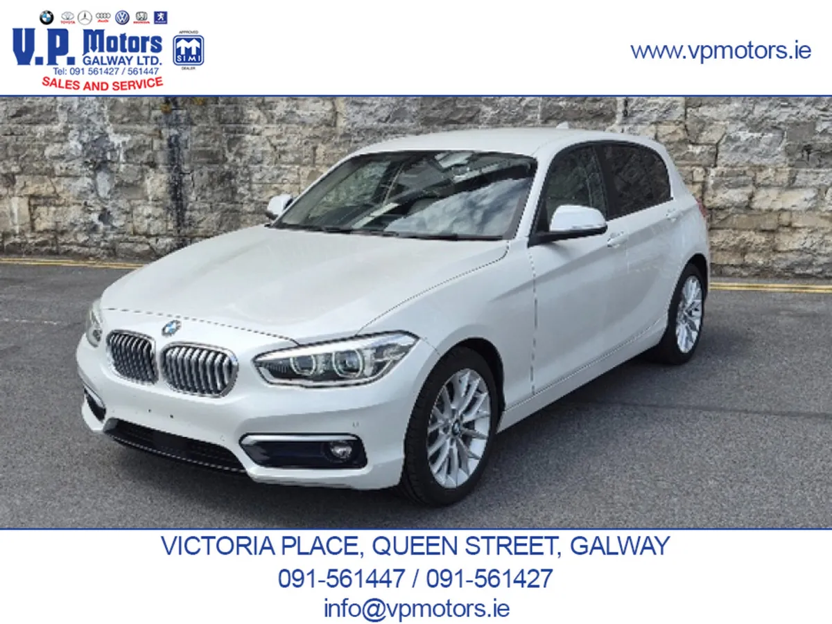 BMW 1-Series Hatchback, Diesel, 2019, White
