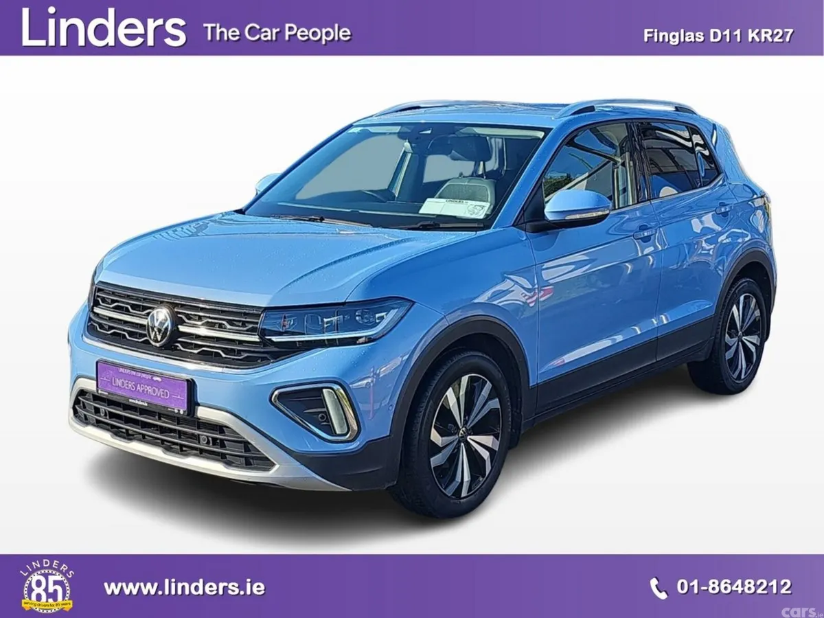 Volkswagen T-Cross Estate, Petrol, 2024, Blue