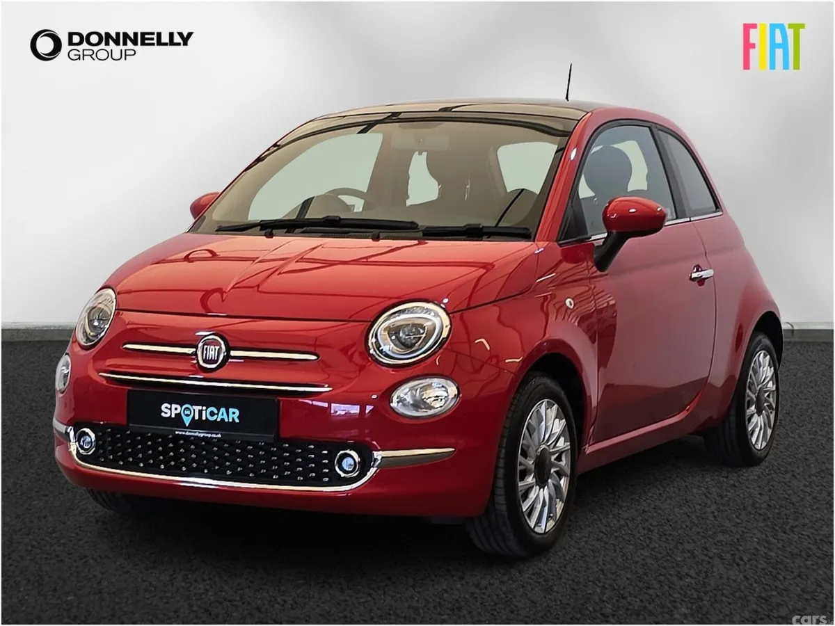 Fiat 500 Hatchback, Petrol, 2024, Red