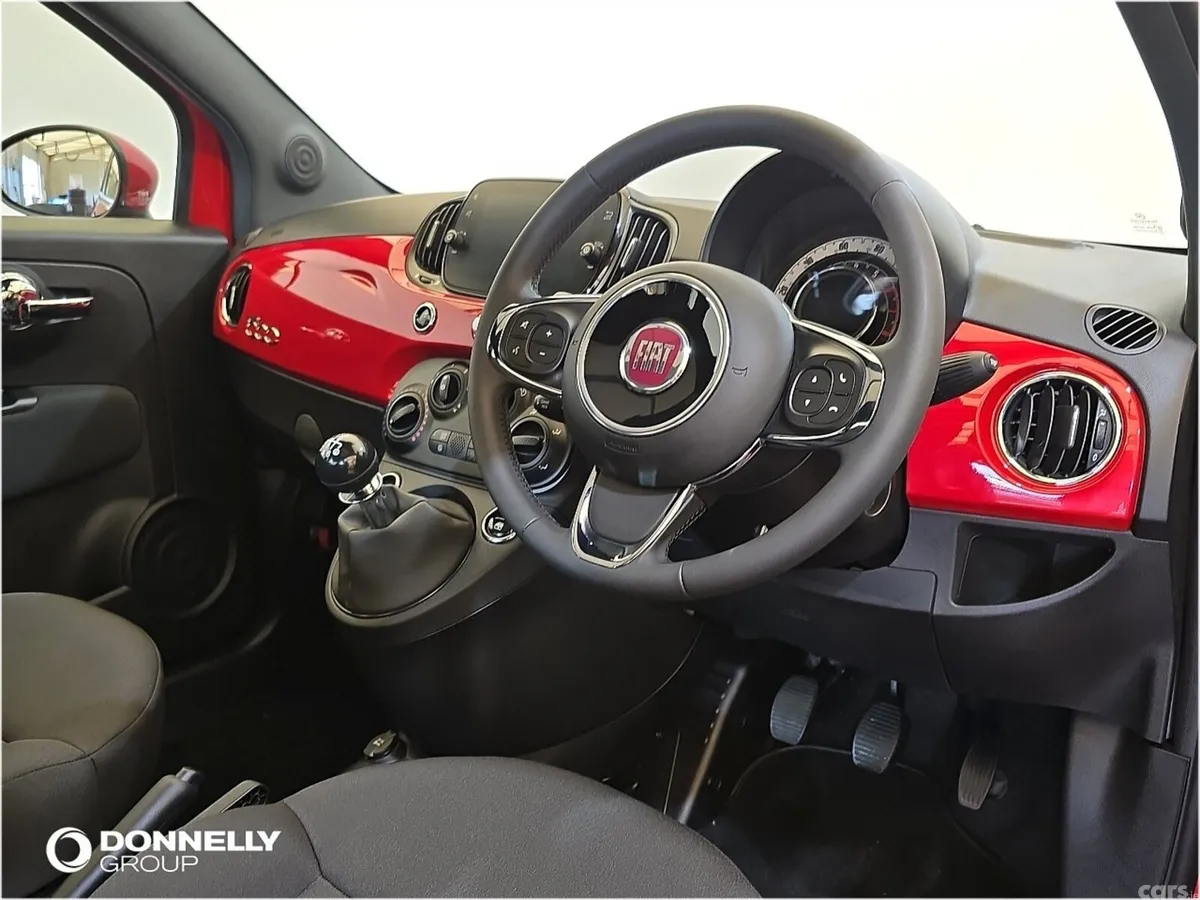 Fiat 500 Hatchback, Petrol, 2024, Red
