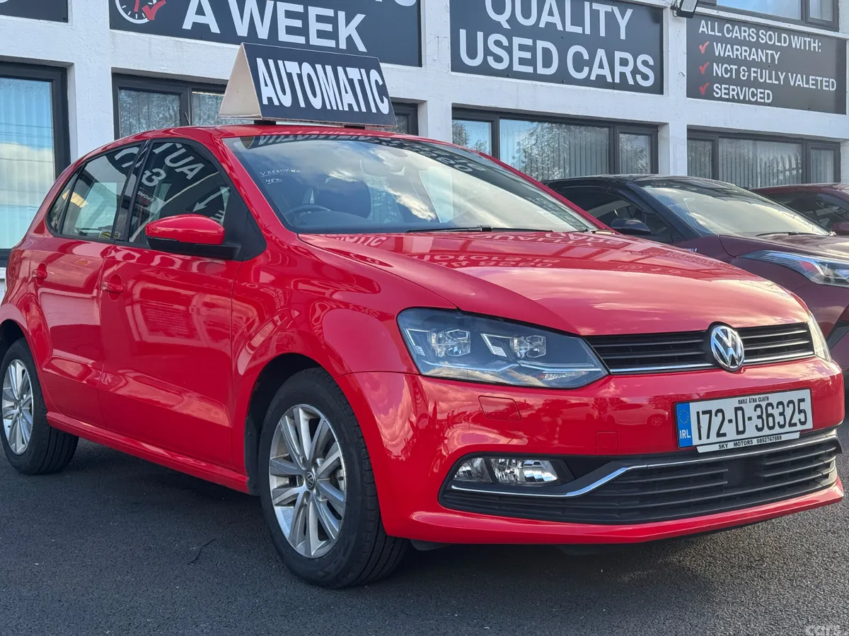 Volkswagen Polo Hatchback, Petrol, 2017, Red