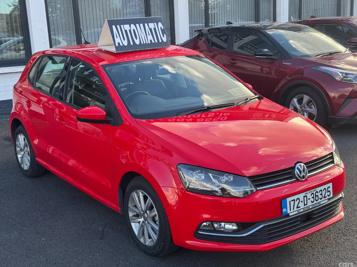 Volkswagen Polo Hatchback, Petrol, 2017, Red