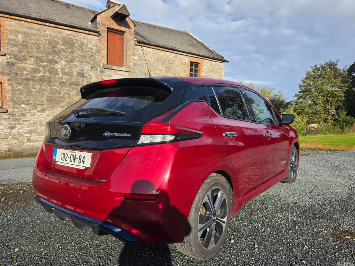Nissan Leaf Hatchback, Electric, 2019, Red