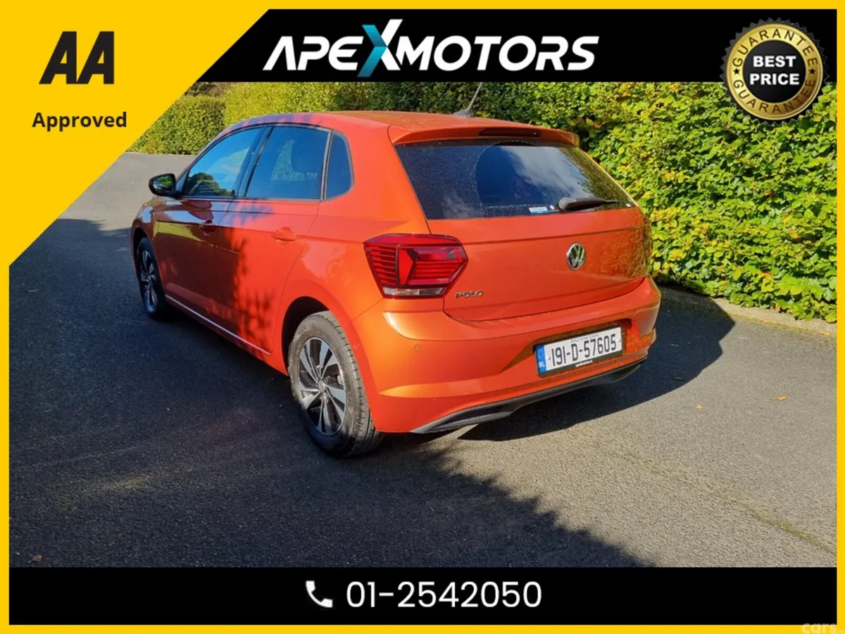 Volkswagen Polo Hatchback, Petrol, 2019, Orange