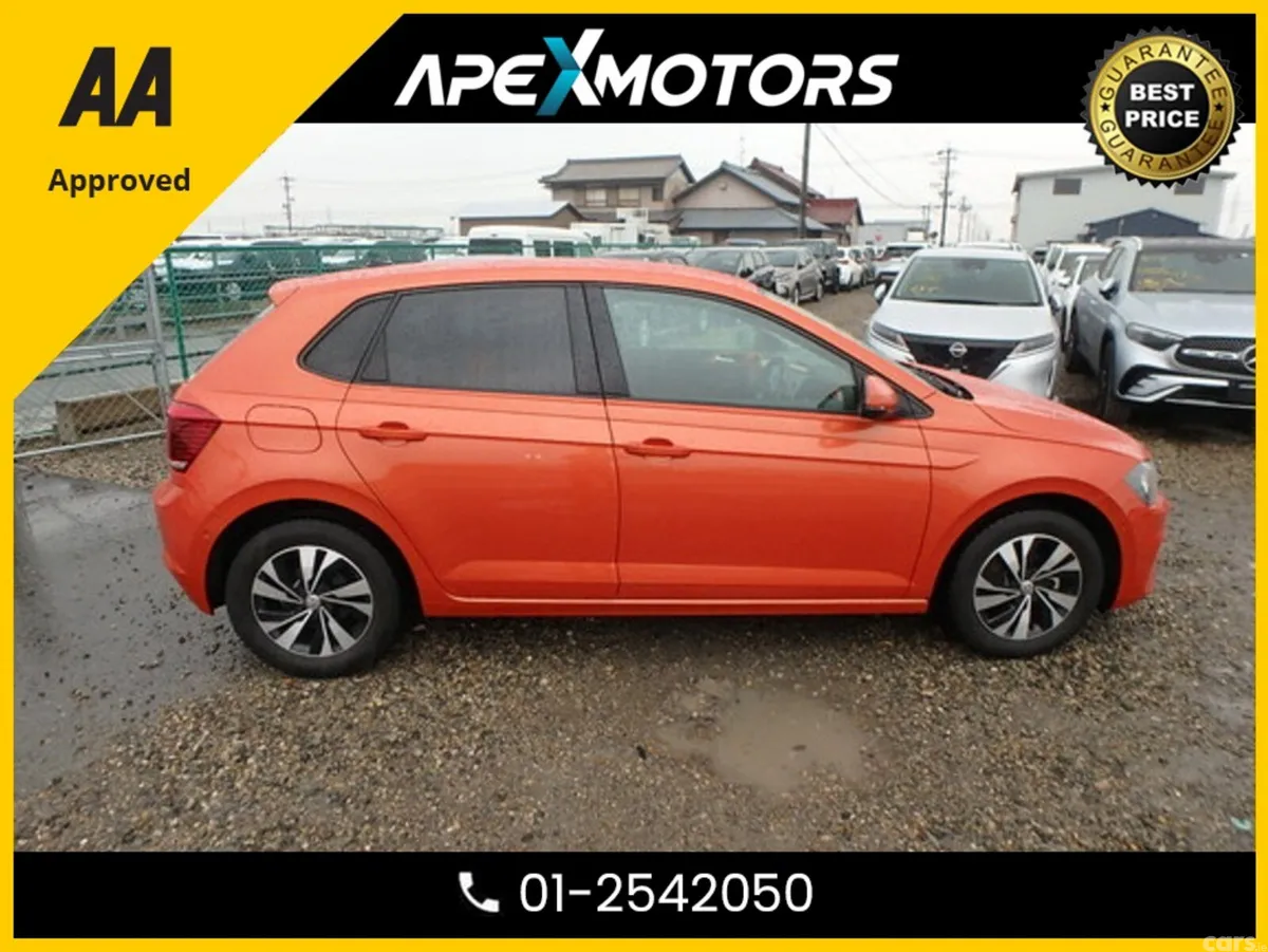 Volkswagen Polo Hatchback, Petrol, 2019, Orange
