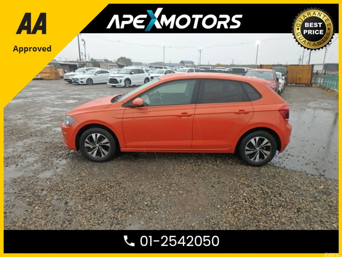 Volkswagen Polo Hatchback, Petrol, 2019, Orange