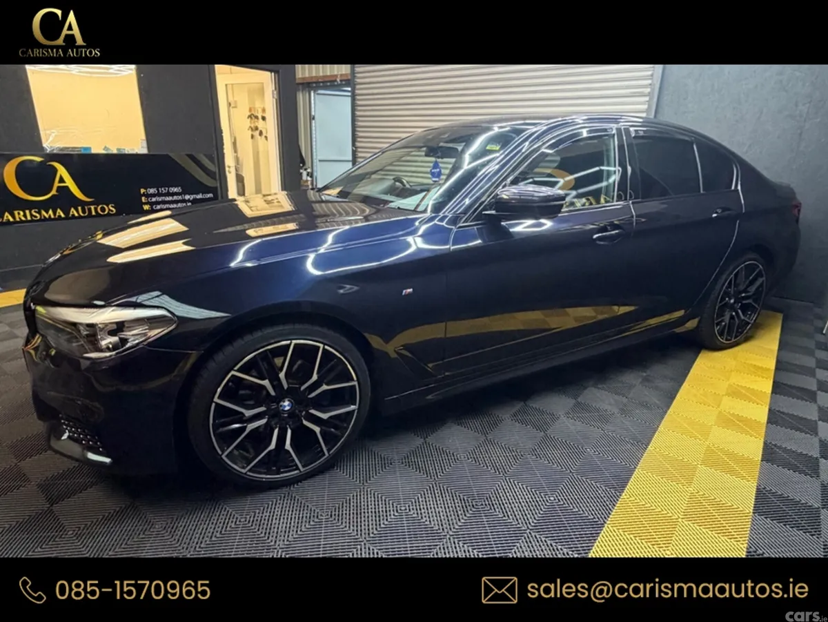 BMW 5-Series Saloon, Diesel, 2018, Black