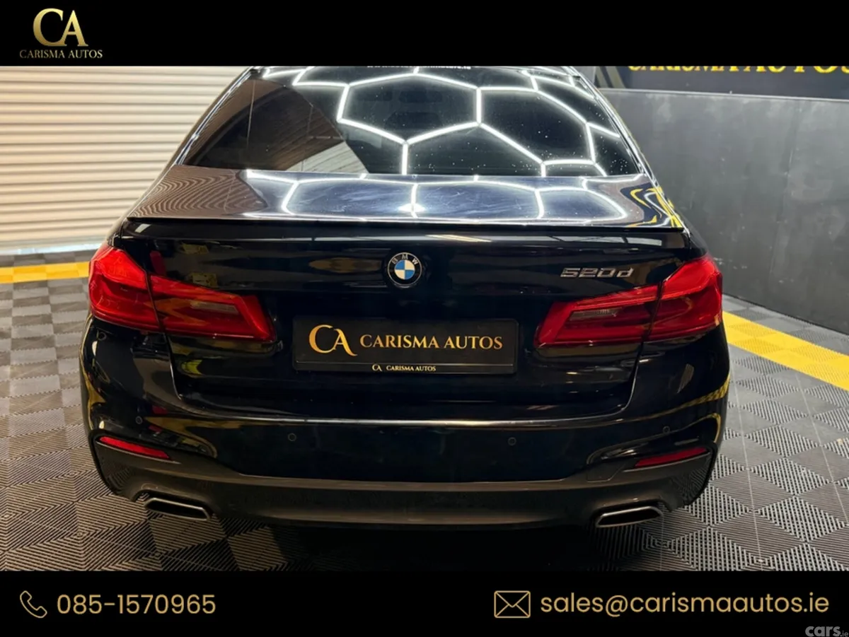 BMW 5-Series Saloon, Diesel, 2018, Black