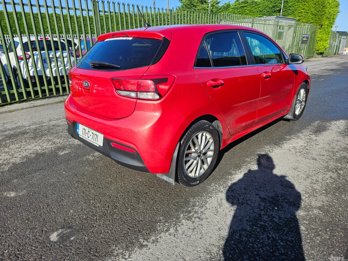 Kia Rio Hatchback, Petrol, 2017, Red