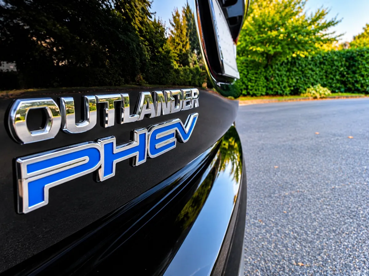 Mitsubishi Outlander SUV, Petrol Plug-in Hybrid, 2018, Black