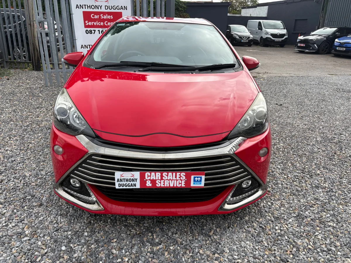 Toyota Aqua Hatchback, Petrol Hybrid, 2015, Red