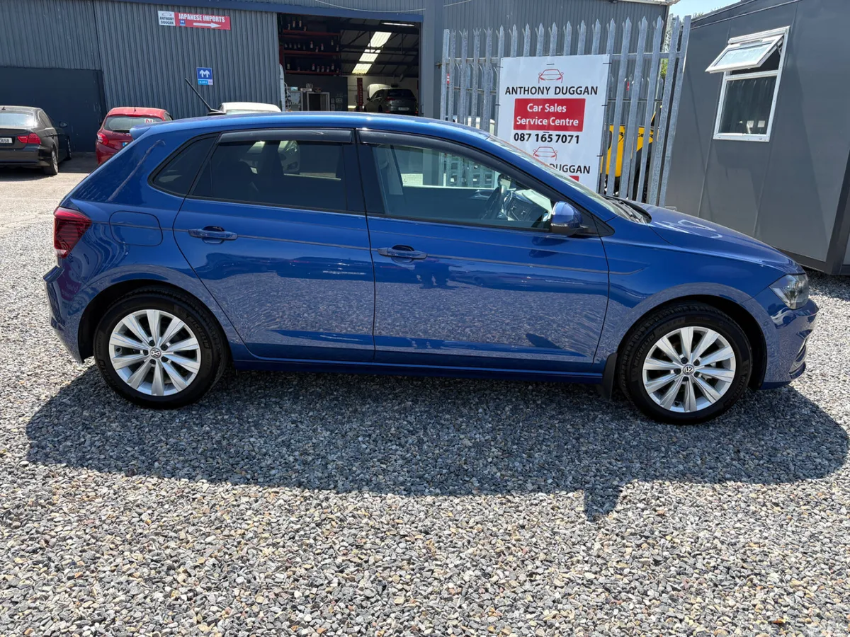Volkswagen Polo Hatchback, Petrol, 2019, Blue