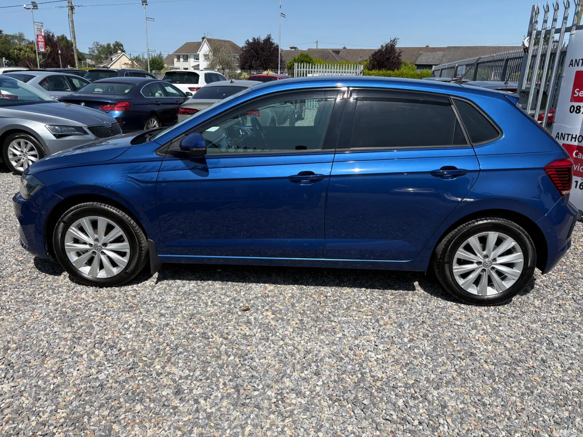 Volkswagen Polo Hatchback, Petrol, 2019, Blue