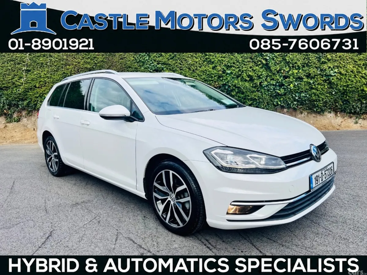 Volkswagen Golf Estate, Petrol, 2019, White