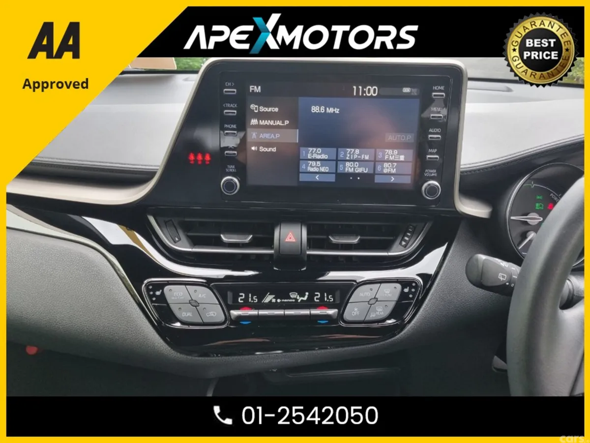 Toyota C-HR SUV, Petrol Hybrid, 2021, White