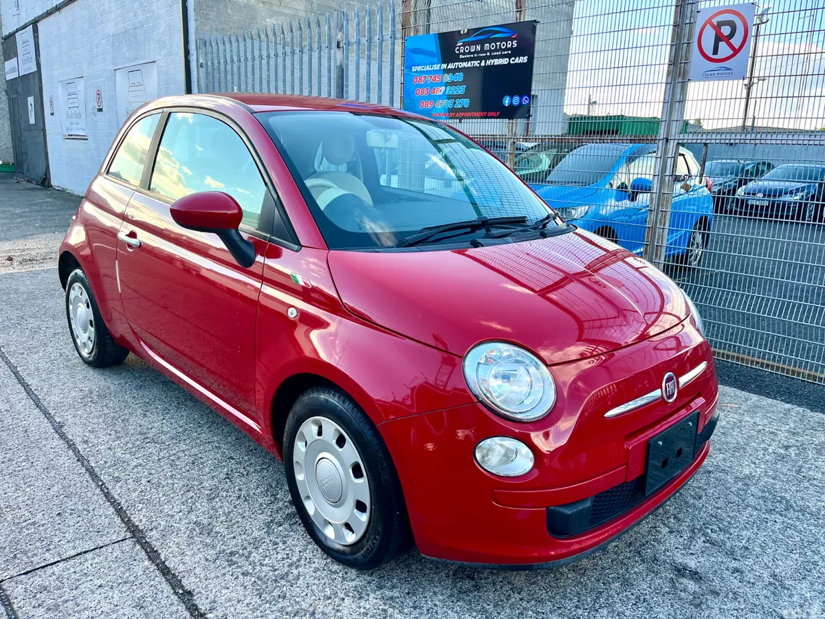 Fiat 500 Hatchback, Petrol, 2014, Red