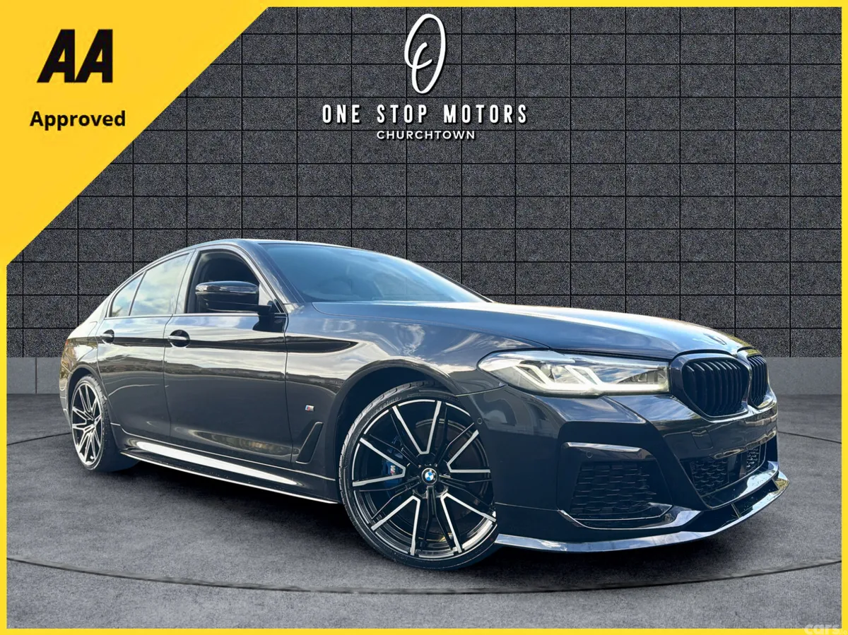 BMW 5-Series Saloon, Petrol Plug-in Hybrid, 2021, Black