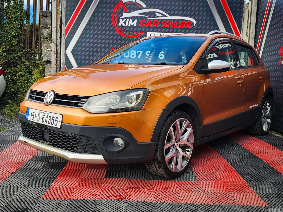 Volkswagen Polo Hatchback, Petrol, 2015, Orange