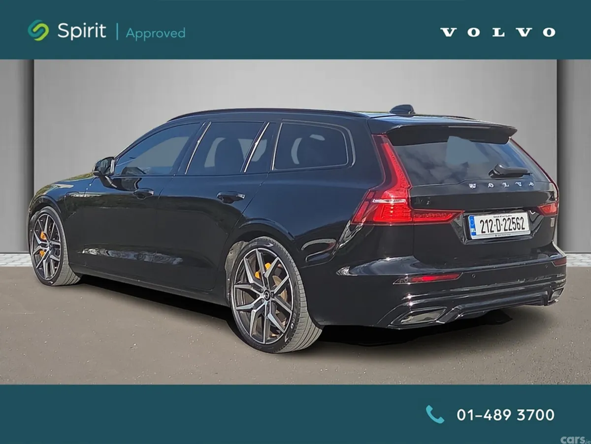 Volvo V60 Estate, Petrol Plug-in Hybrid, 2021, Black