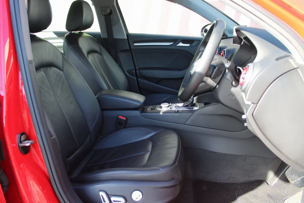 Audi A3 Saloon, Petrol, 2017, Red
