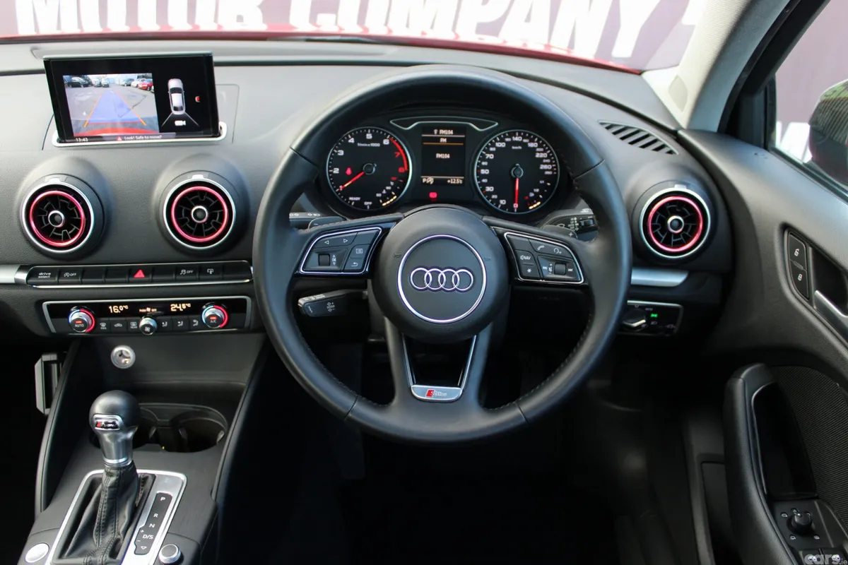 Audi A3 Saloon, Petrol, 2017, Red