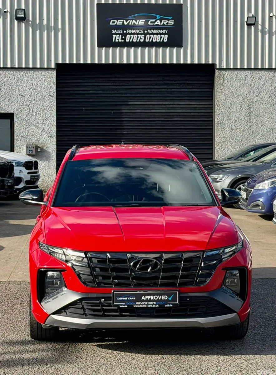 Hyundai Tucson SUV, Petrol Hybrid, 2022, Red