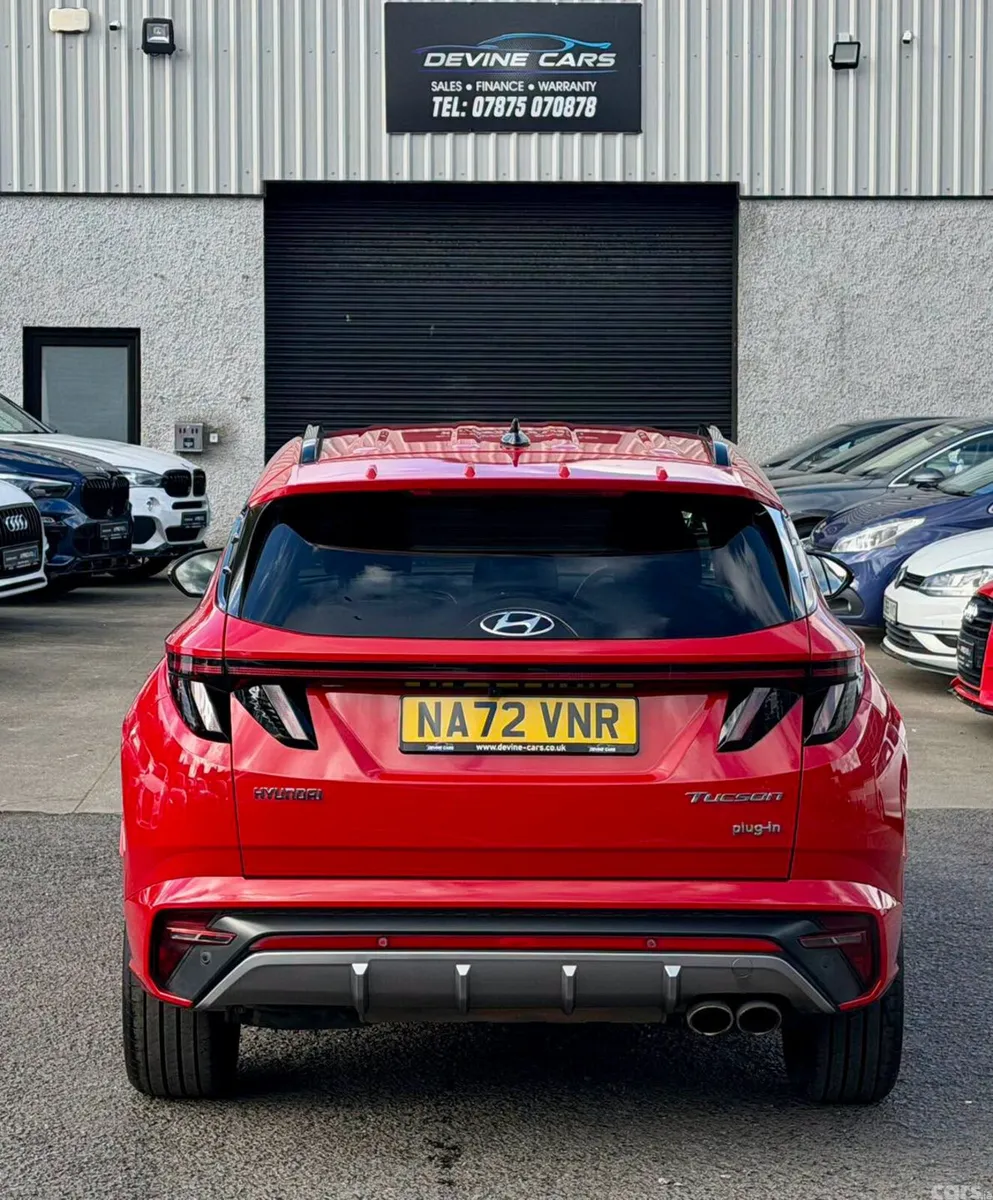 Hyundai Tucson SUV, Petrol Hybrid, 2022, Red