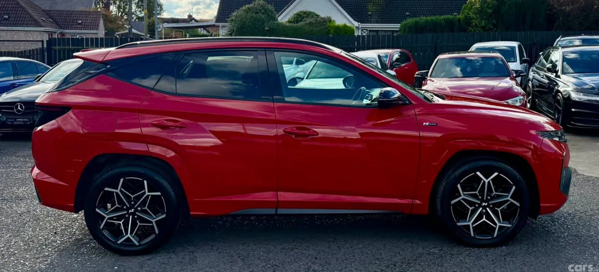 Hyundai Tucson SUV, Petrol Hybrid, 2022, Red