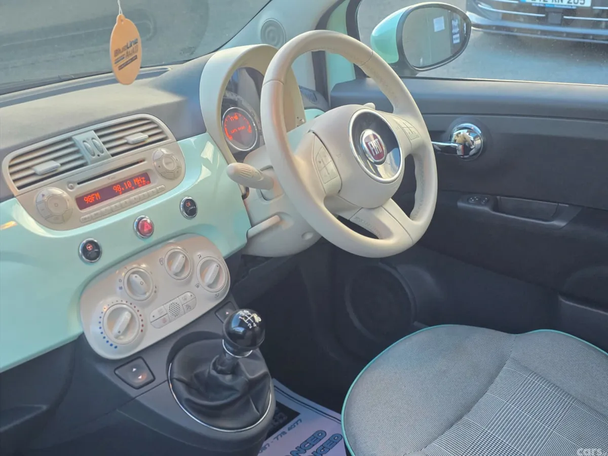 Fiat 500 Hatchback, Petrol, 2015, Green