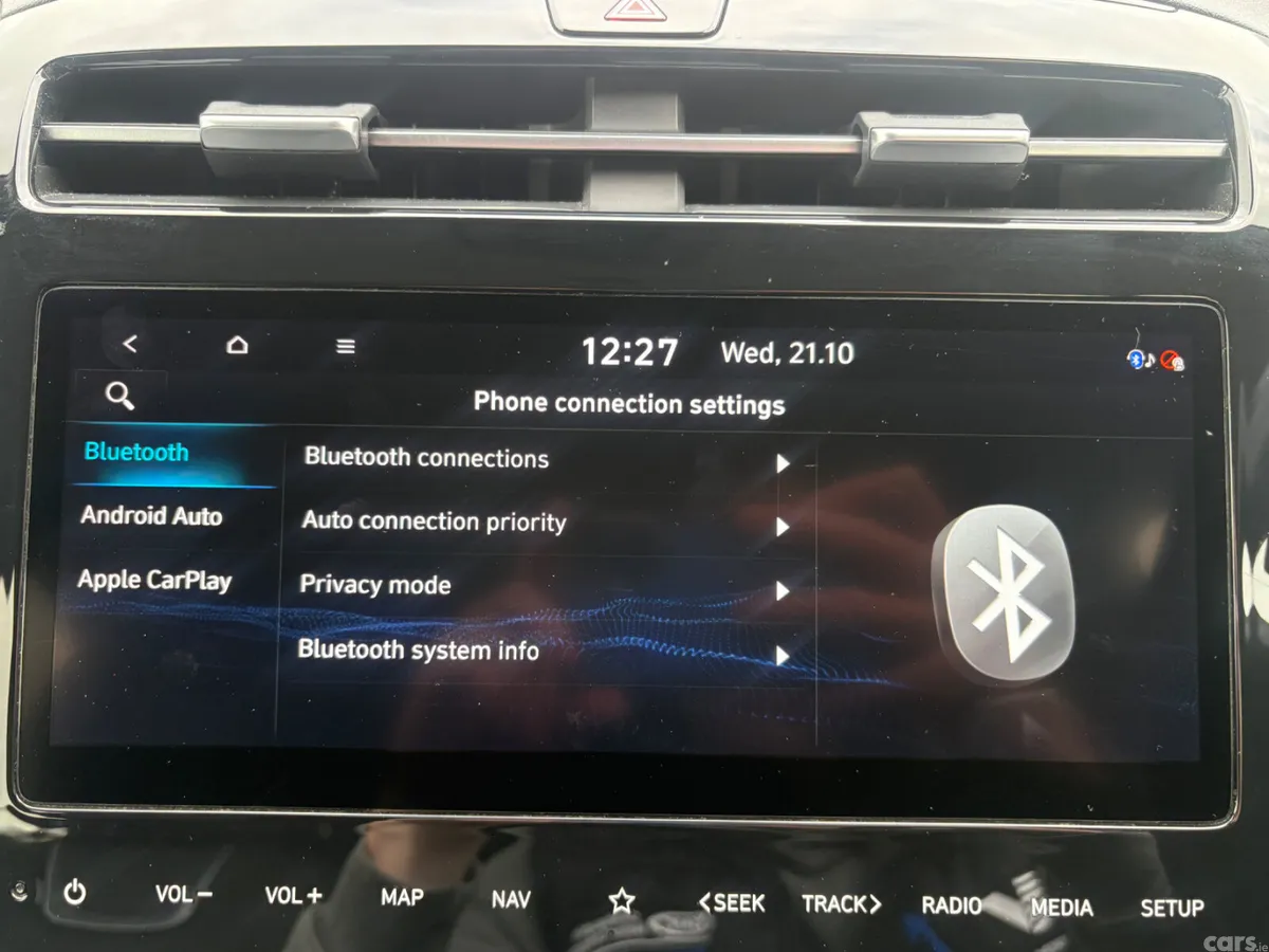 Hyundai Tucson SUV, Petrol Hybrid, 2021, Blue