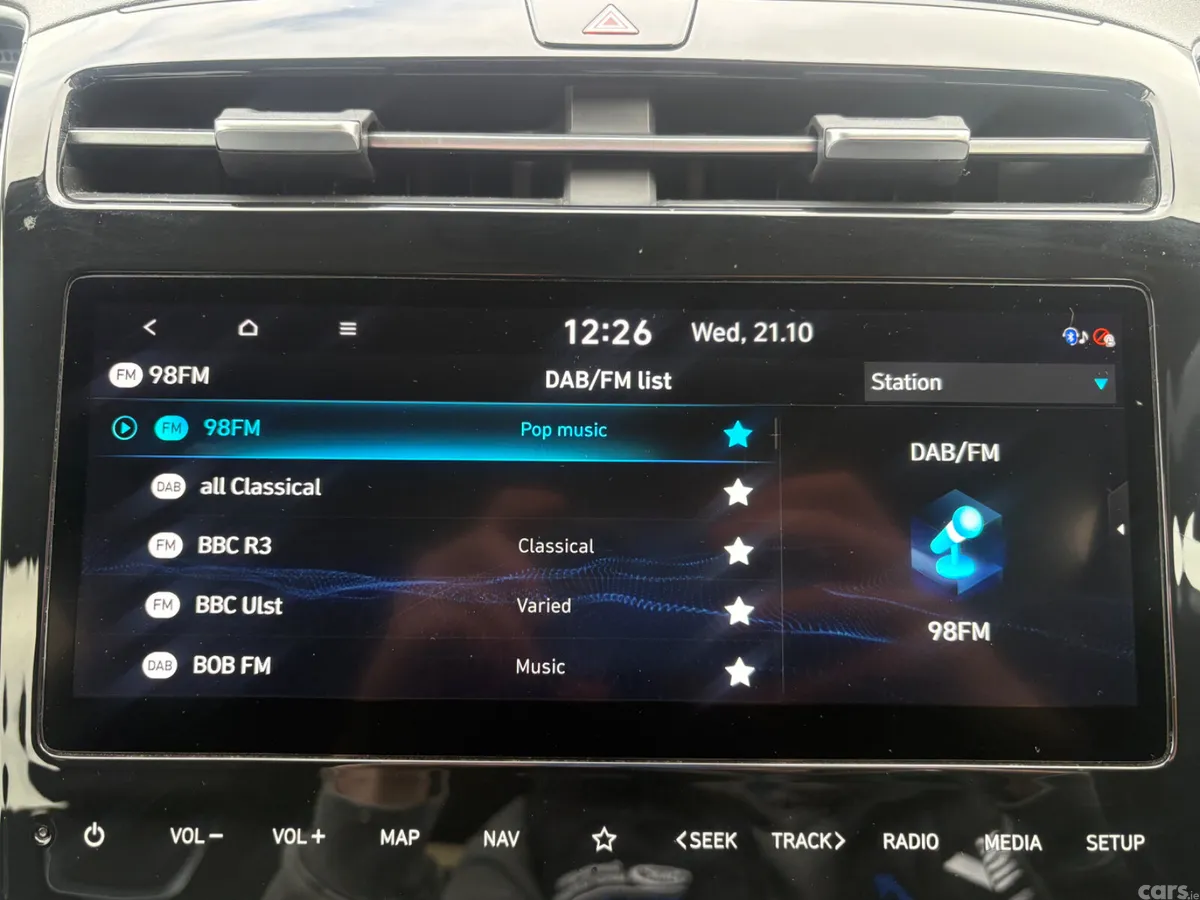 Hyundai Tucson SUV, Petrol Hybrid, 2021, Blue